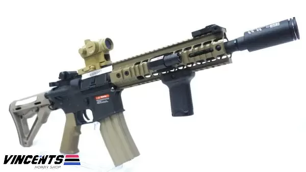 LEVEL 2 UPGRADED (630 - 680 FPS) EC 611 “M4 CQB” (SET UP VERSION) DE Two Tone