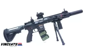 LEVEL 2 UPGRADED (650 FPS) EC 108P BR +SE HK416 (SET UP VERSION) Black (AEG)