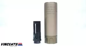 Surefire Full Steel Silencer with QD Flashider