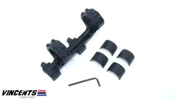 T-Eagle Double Mount with 20mm Adaptor Black
