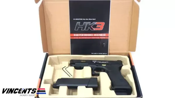 WE HK3 0001 "34" TTI Black Body with Gold Barrel