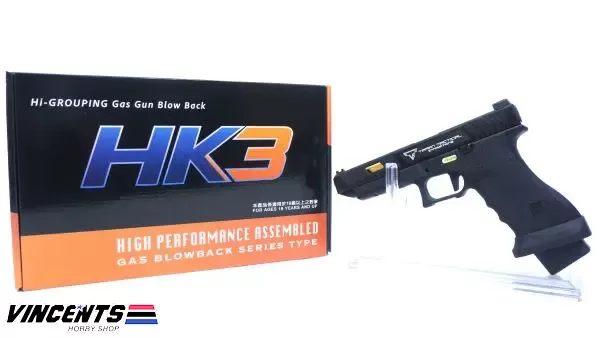 WE HK3 0001 "34" TTI Black Body with Gold Barrel