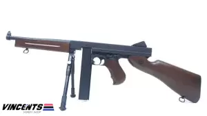 King Arms Thompson M1A1 Military Version / Real Wood (AEG)