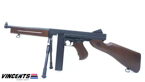 King Arms Thompson M1A1 Military Version / Real Wood (AEG)