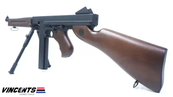King Arms Thompson M1A1 Military Version / Real Wood (AEG)
