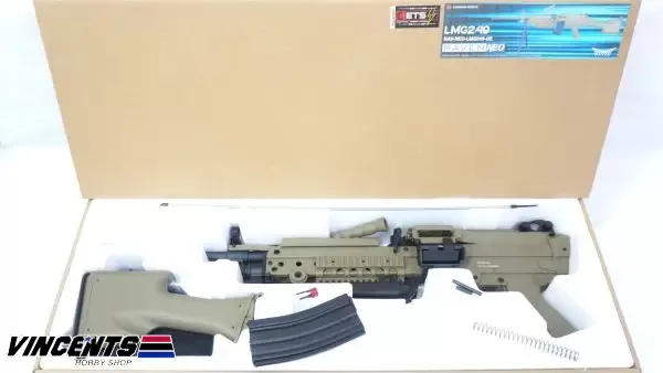Raven EVO NEO LMG 249 Fixed Butt DE Tan (AEG)