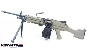 Raven EVO NEO LMG 249 Fixed Butt DE Tan (AEG)