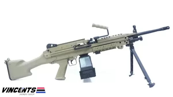 Raven EVO NEO LMG 249 Fixed Butt DE Tan (AEG)