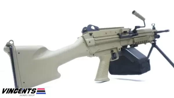 Raven EVO NEO LMG 249 Fixed Butt DE Tan (AEG)
