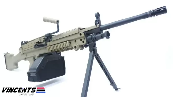 Raven EVO NEO LMG 249 Fixed Butt DE Tan (AEG)